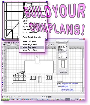 This image shows the Comfy CAD application integrated in ComfortableConservatories which allows for planning documents to be created.