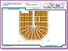 Image thumbnail of the Roof View with Dimensions report available within ComfortableConservatories.