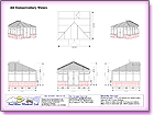 Image thumbnail of the 6 Views A4 CAD line drawing report available within ComfortableConservatories.