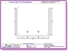 Image thumbnail of the Cill Plan A4 CAD line drawing report available within ComfortableConservatories.