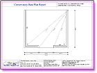 Image thumbnail of the Base Plan External Dimensions A3 CAD line drawing report available within ComfortableConservatories.