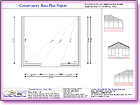 Image thumbnail of the Base Plan 2 Internal Dimensions A4 CAD line drawing report available within ComfortableConservatories.