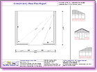 Image thumbnail of the Base Plan 2 External Dimensions A4 CAD line drawing report available within ComfortableConservatories.