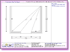 Image thumbnail of the Base Plan 3 Internal Dimensions A4 CAD line drawing report available within ComfortableConservatories.